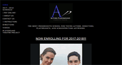 Desktop Screenshot of actorsplay.com